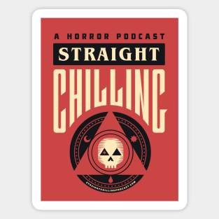 Straight Chilling Logo (Red) Magnet